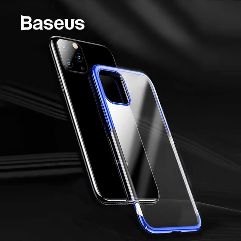 Coque Baseus Shining iPhone 11 Pro Bleue