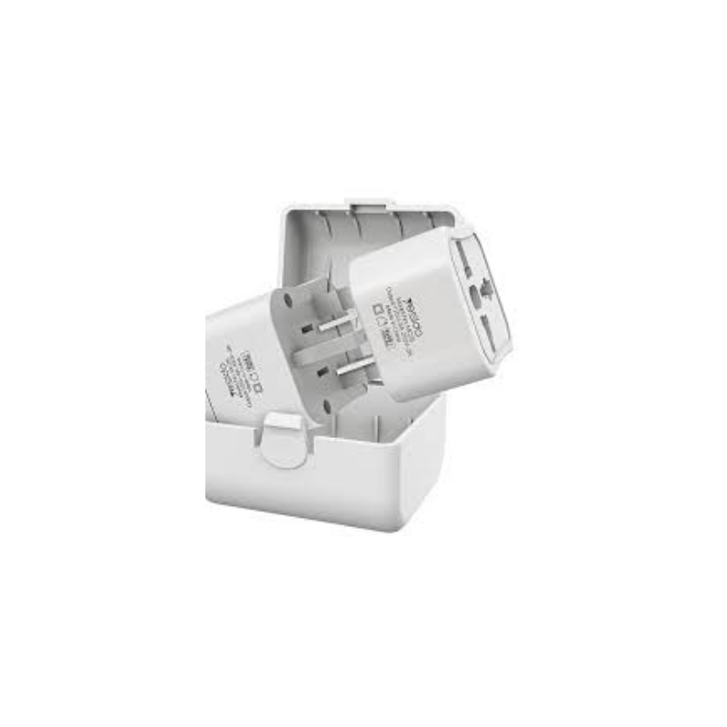 Adapteur Secteur Universel Yesido Kit Blanc
