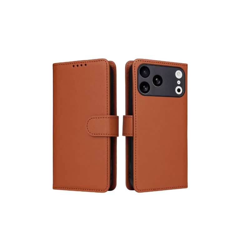 Coque Protect Book Iphone 17 Pro Max Marron