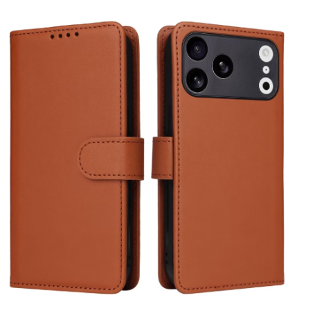 Coque Protect Book Iphone 17 Pro Max Marron