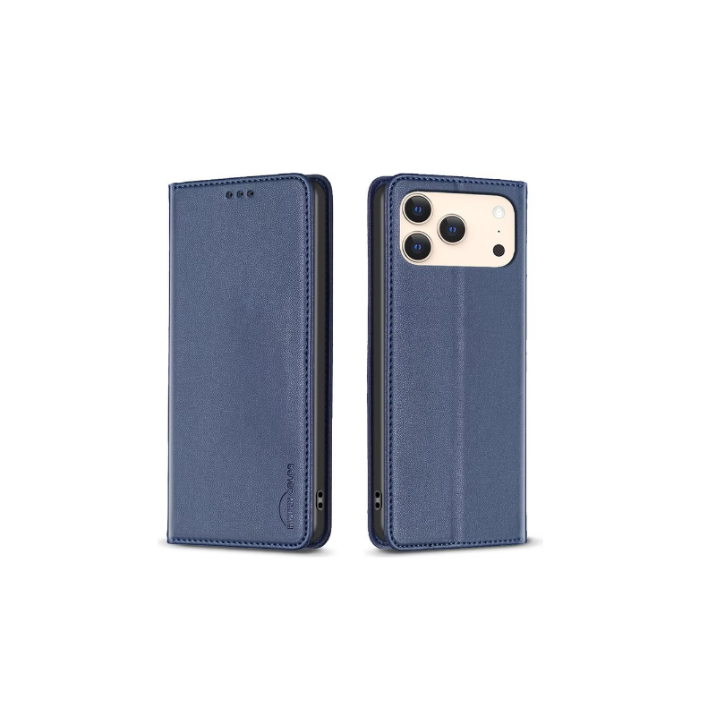 Coque Protect Book Iphone 17 Pro Max Bleu