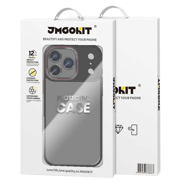 Coque Métal JMGOKIT Camera IPhone 17 Pro White