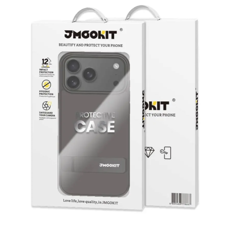 Coque Métal Bracket JMGOKIT IPhone 17 Pro Max Noir