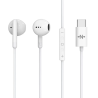 Écouteurs CONNECT Filaires USB-C  Blanc