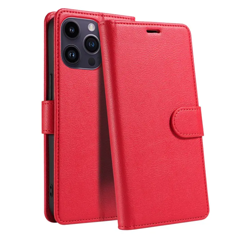 Coque Protect Book IPhone 14 Rouge