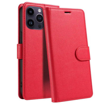 Coque Protect Book IPhone 14 Rouge