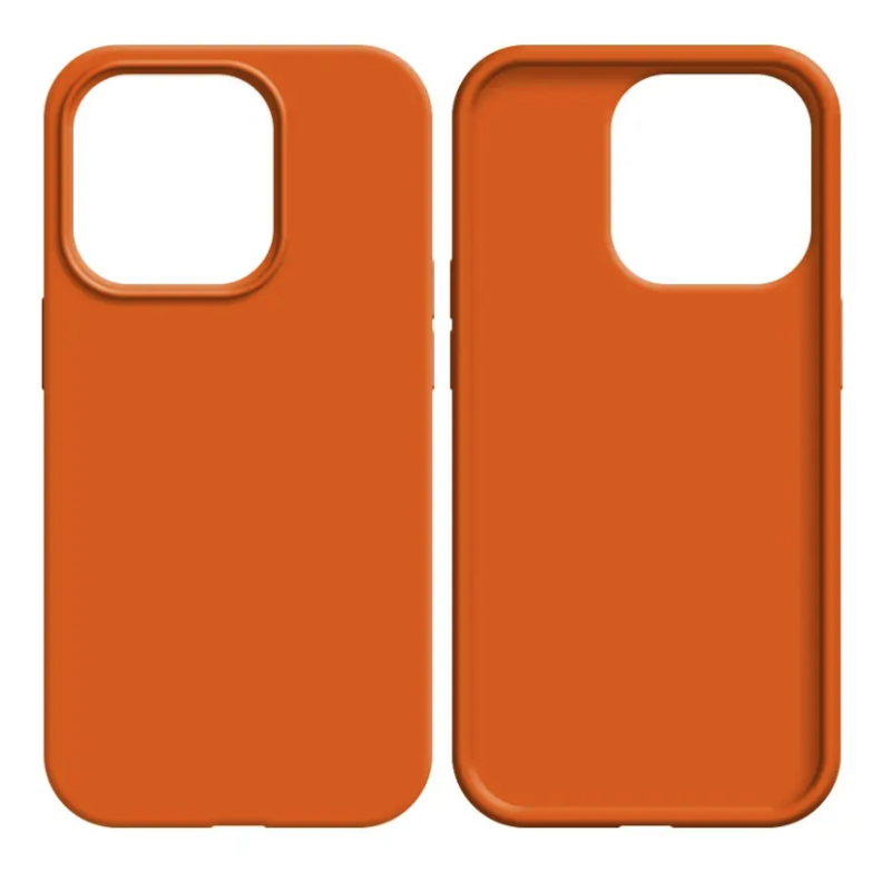Coque Silicone Apple IPhone 16 Pro Orange