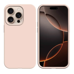 Coque Silicone Apple IPhone 16 Pro Rose Gold