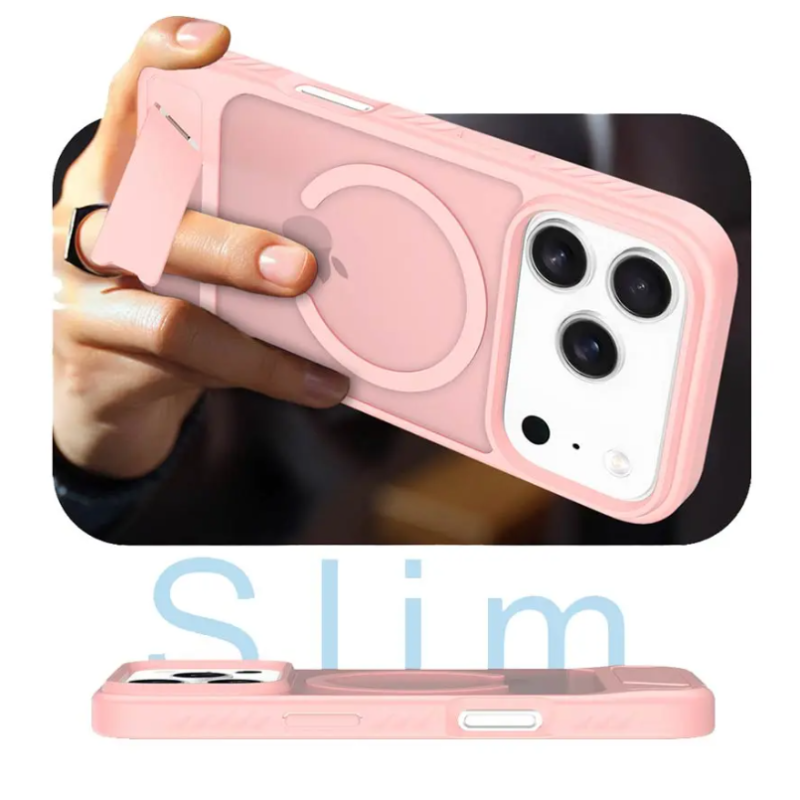 Coque Protect Magsafe Support Apple Iphone 17 Pro Rose