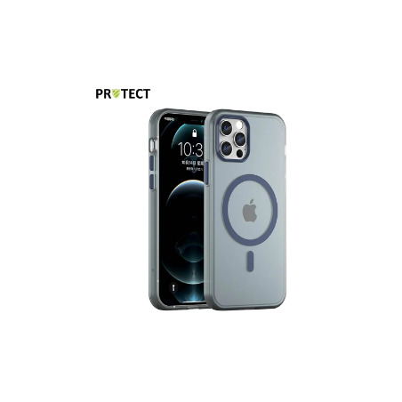 Coque Protect MagSafe Apple Iphone 12 / 12 Pro Bleu Marine