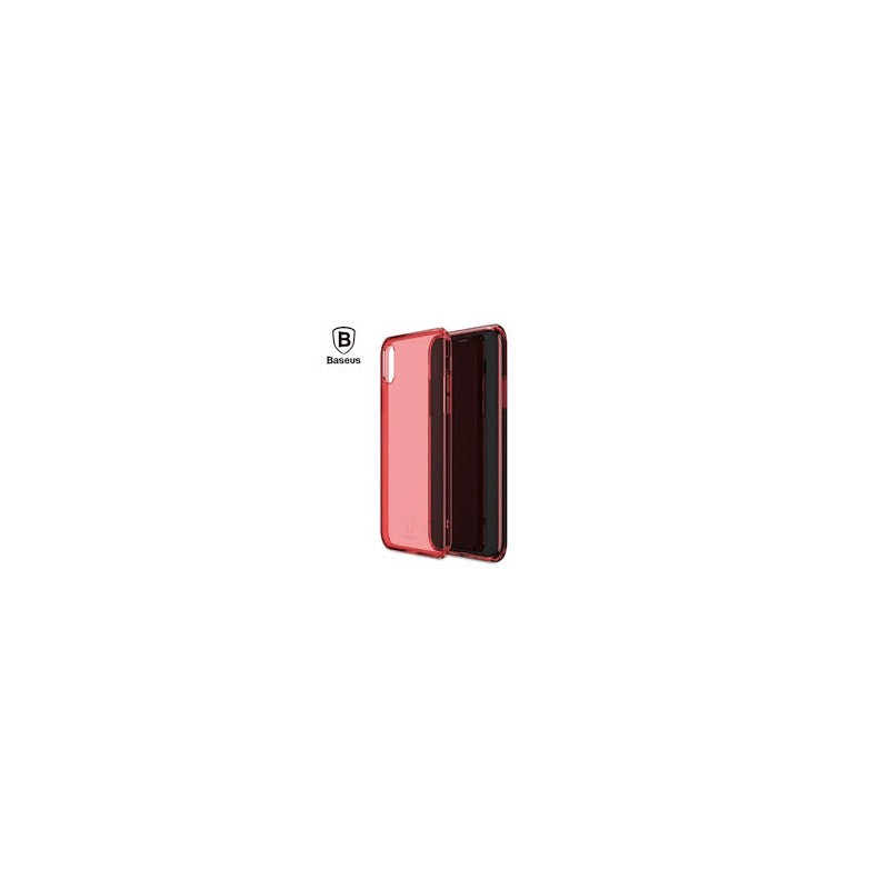 Coque Baseus Basic Simple Series iPhone XS Max Transparente Rose