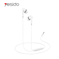 Écouteurs Filaires Jack 3.5mm Yesido YH53 Blanc