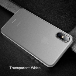 Coque Baseus Wing iPhone X/XS Grise Mate