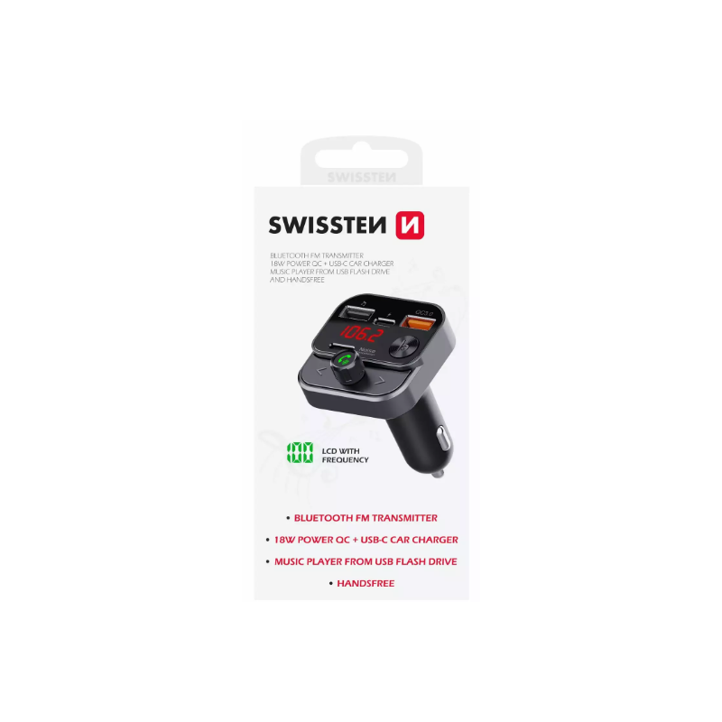 Bluetooth Swissten FM Transfere