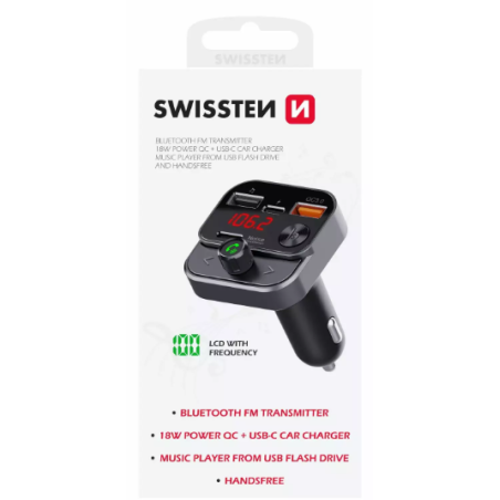 Bluetooth Swissten FM Transfere