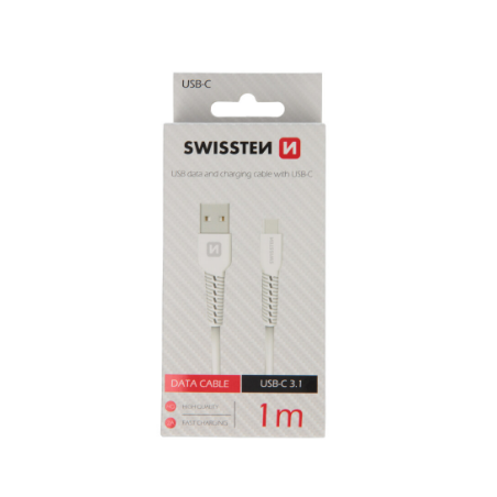 Cable Swissten Data Cable USB-C Blanc