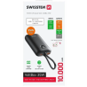 SWISSTEN powerbank Voltbox 35 W 10 000 mAh avec câble intégré USB-C et Lightning