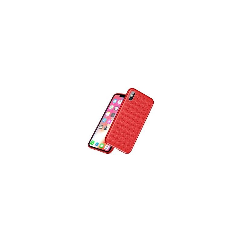 Coque Baseus BV Weaving iPhone X/XS Rouge