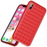 Coque Baseus BV Weaving iPhone X/XS Rouge