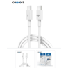 Câble Data USB-C vers USB-C CONNECT MC-CCB6 60W (2m) Blanc