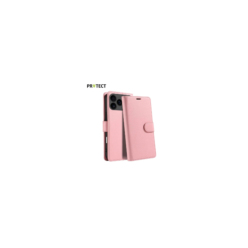 Coque Protect Book IPhone 17 Pro Rose
