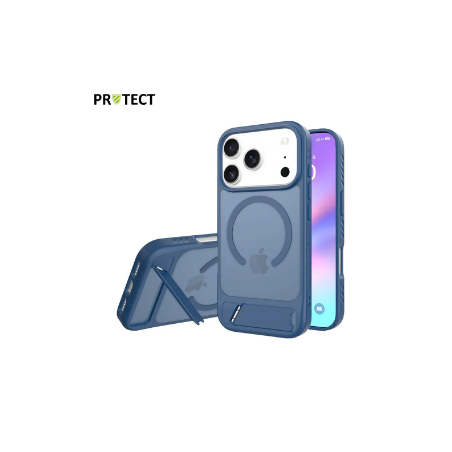 Coque de Protection MagSafe avec Support IF014 PROTECT pour Apple iPhone 17 Pro Max Bleu