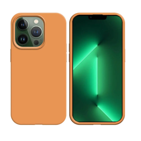 Coque Silicone Apple iPhone 13 Pro Max Corail