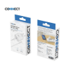 Chargeur Secteur UNSB-C CONECT Charge Rapide 25W MC-CBC25W2 avec Câble Data USB-C vers USB-C MC-CLB12 (1m) Blanc