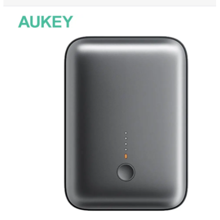 Batterie Externe Power Bank AUKEY avec Câble USB vers USB-C 30cm PB-Y55 10000mAh 22.5W Gris