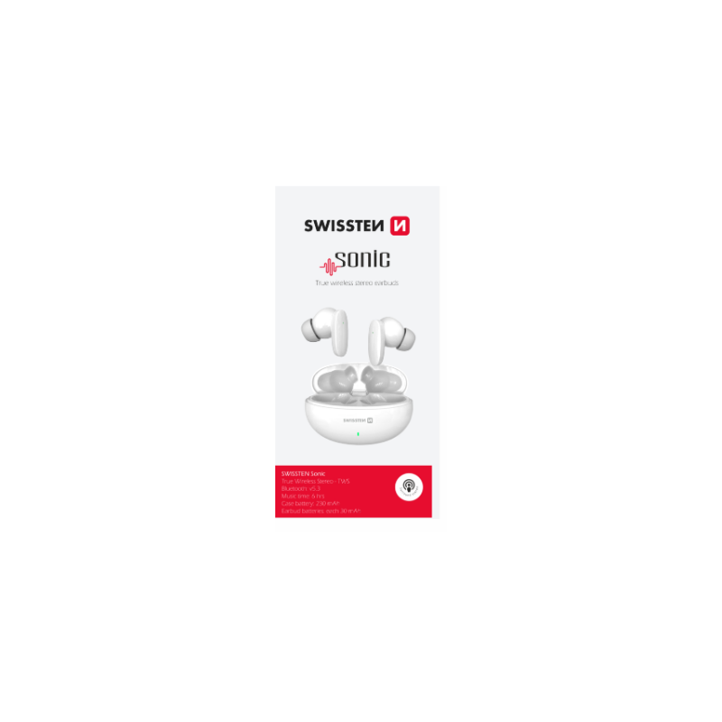 Swissten TWS Sonic Earphones Noir