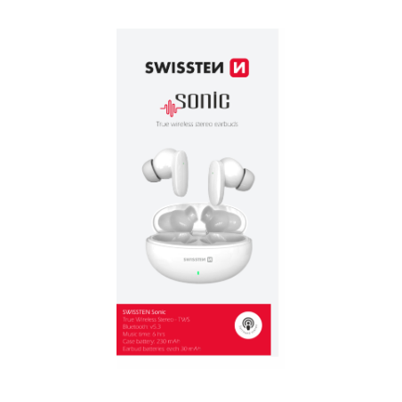 Swissten TWS Sonic Earphones Noir