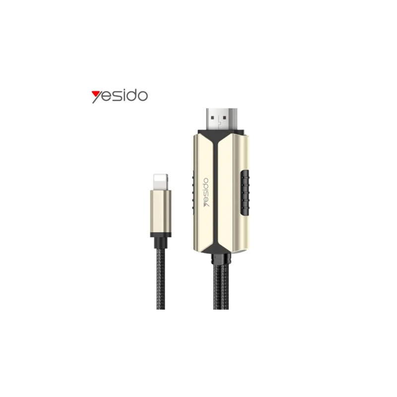 Adaptateur Lightning vers HDMI Yesido HM13 Gold