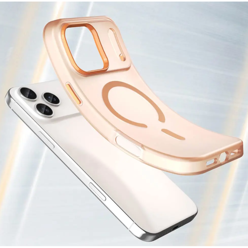 Coque Protect MagSafe Apple Iphone 17 Pro Max  Orange