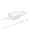 Chargeur Samsung Travel 45W Adapter Type-C Vers Type-C Blanc