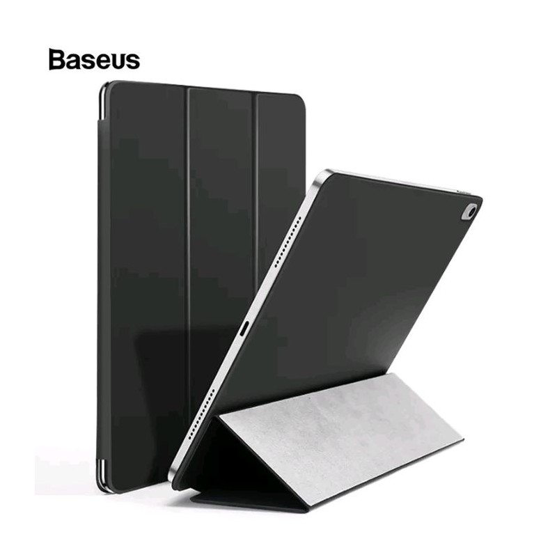 Coque Baseus Simplisim Y-Type iPad Pro 2018 11'' Cuir Noire