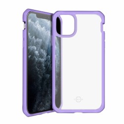 Coque Itskins Hybrid Solid Transparent Violet Iphone 11