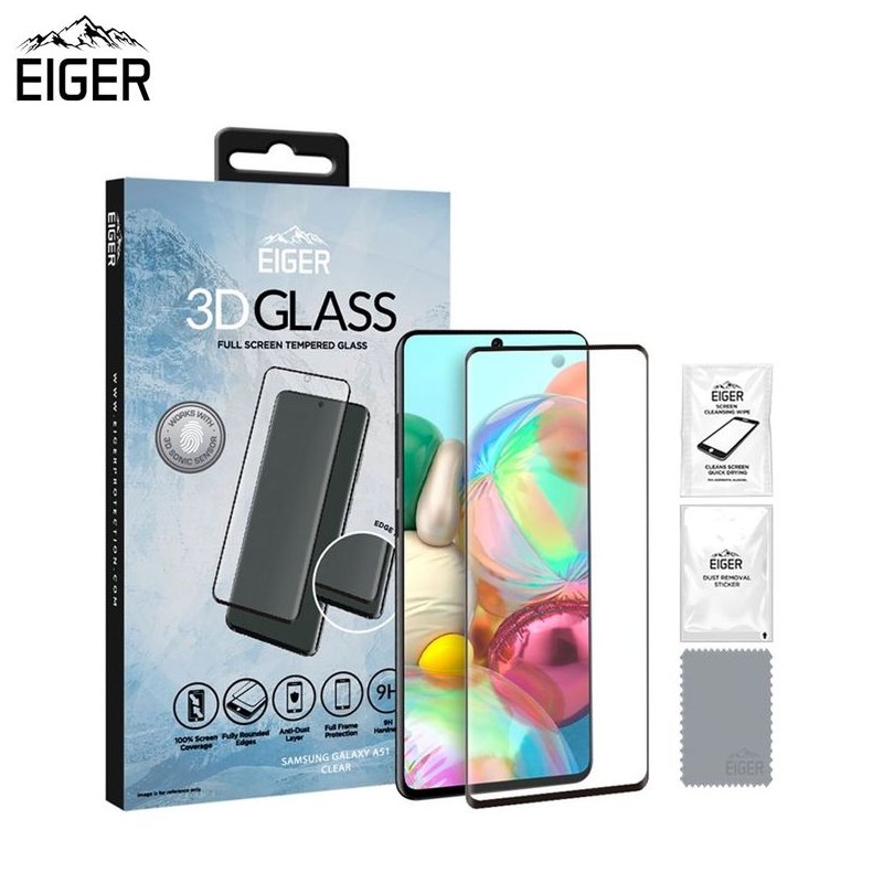 Verre Trempé Eiger 3D Glass Pour Samsung Galaxy A51