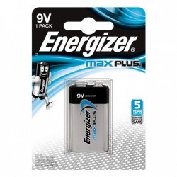 Pile 9V Energizer Max Plus
