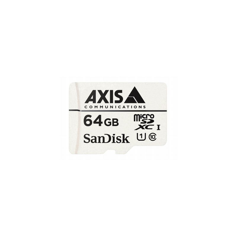 Carte Micro SD Axis Surveillance 64GB 10P