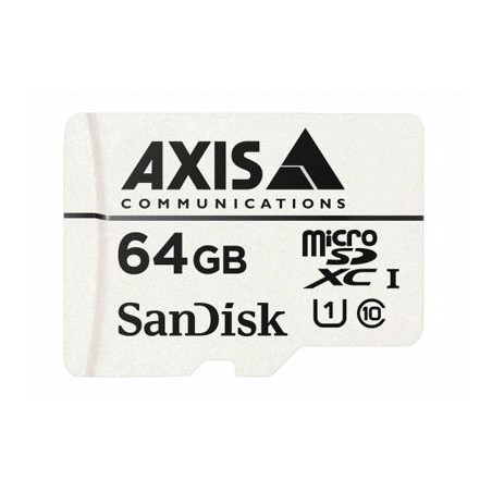 Carte Micro SD Axis Surveillance 64GB 10P