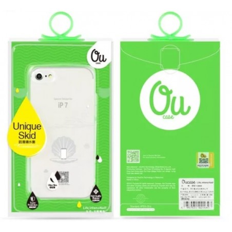 Coque OUcaseUnique Skid iPhone 7 Transparent