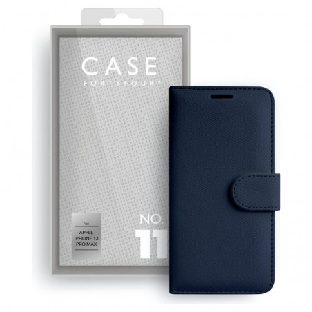 Coque Case FortyFour Book IPhone 13 Pro Max Blue