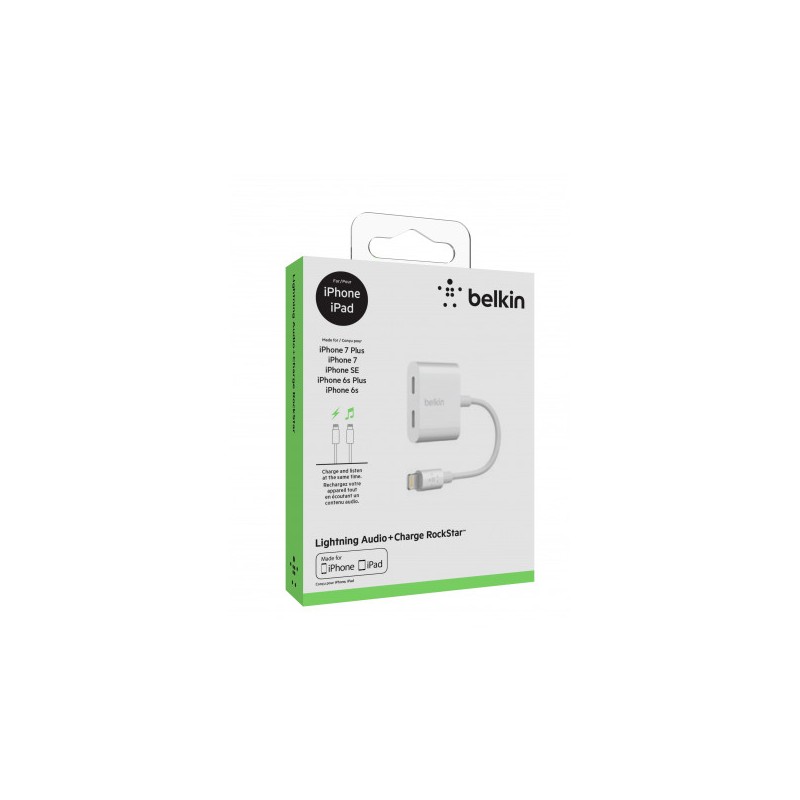 Chargeur + Lightning  Audio Belkin RockStar