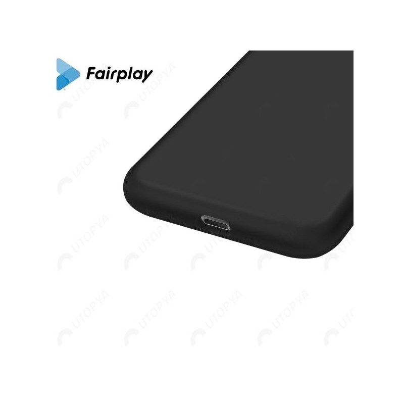 Coque Fairplay Pavone Samsung Galaxy A12 Noir