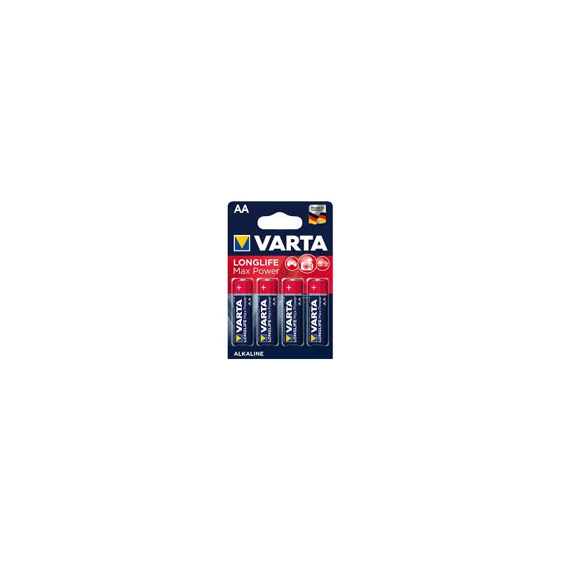Pack De 4 Pile AA Varta Longlife Max Power