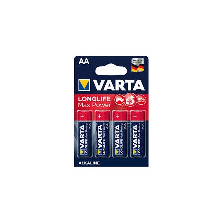 Pack De 4 Pile AA Varta Longlife Max Power