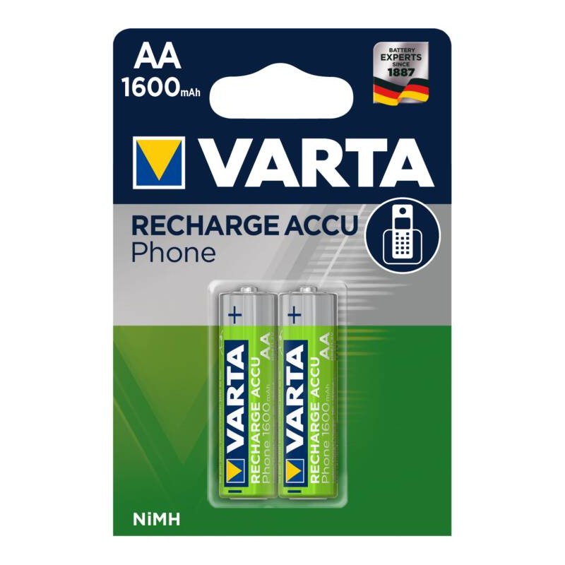 Pack De 2 Pile Rechargable AA Varta  Power