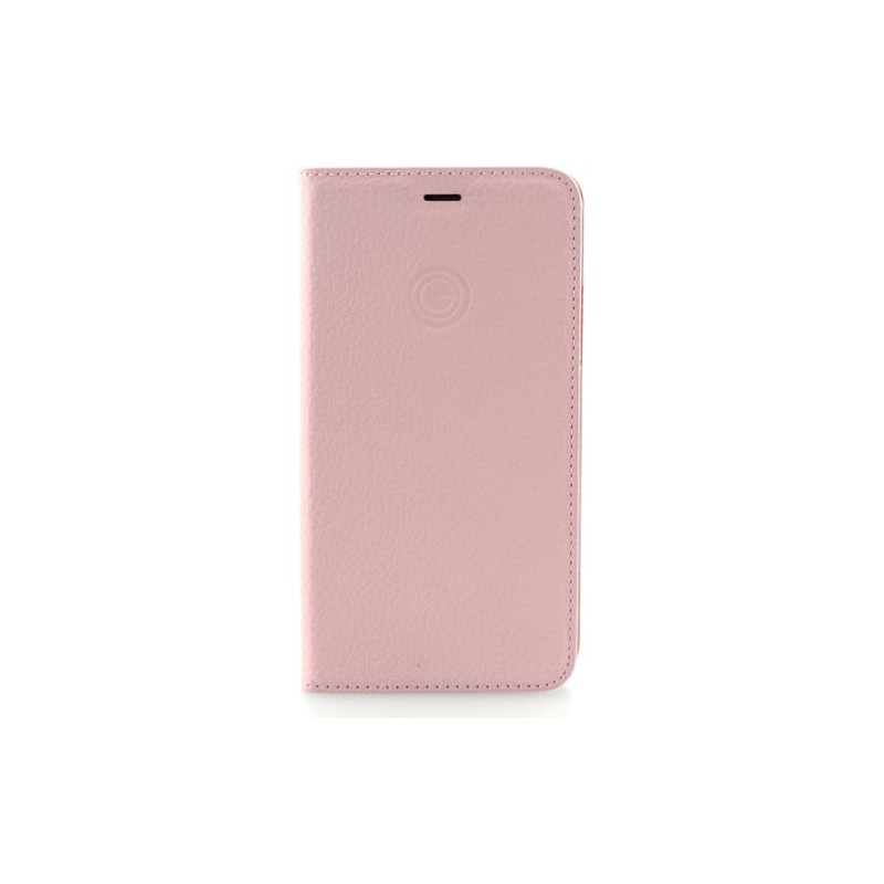 Coque Mike Galeli Book Cuir IPhone 12 Pro Max Rose