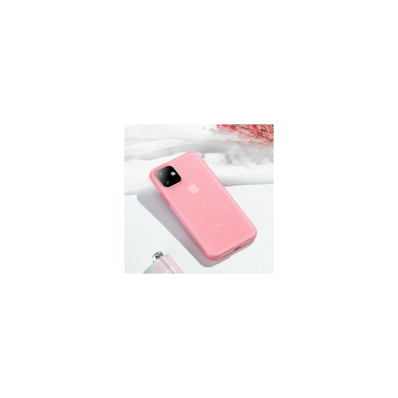 Coque Baseus Silicone Pink Pour iPhone 11
