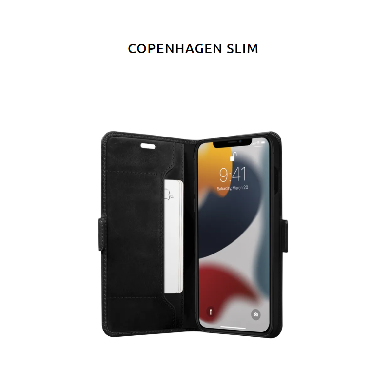 Coque DBRAMANTE1928 Cuir Book Copenhagen Slim iPhone 13 Pro
